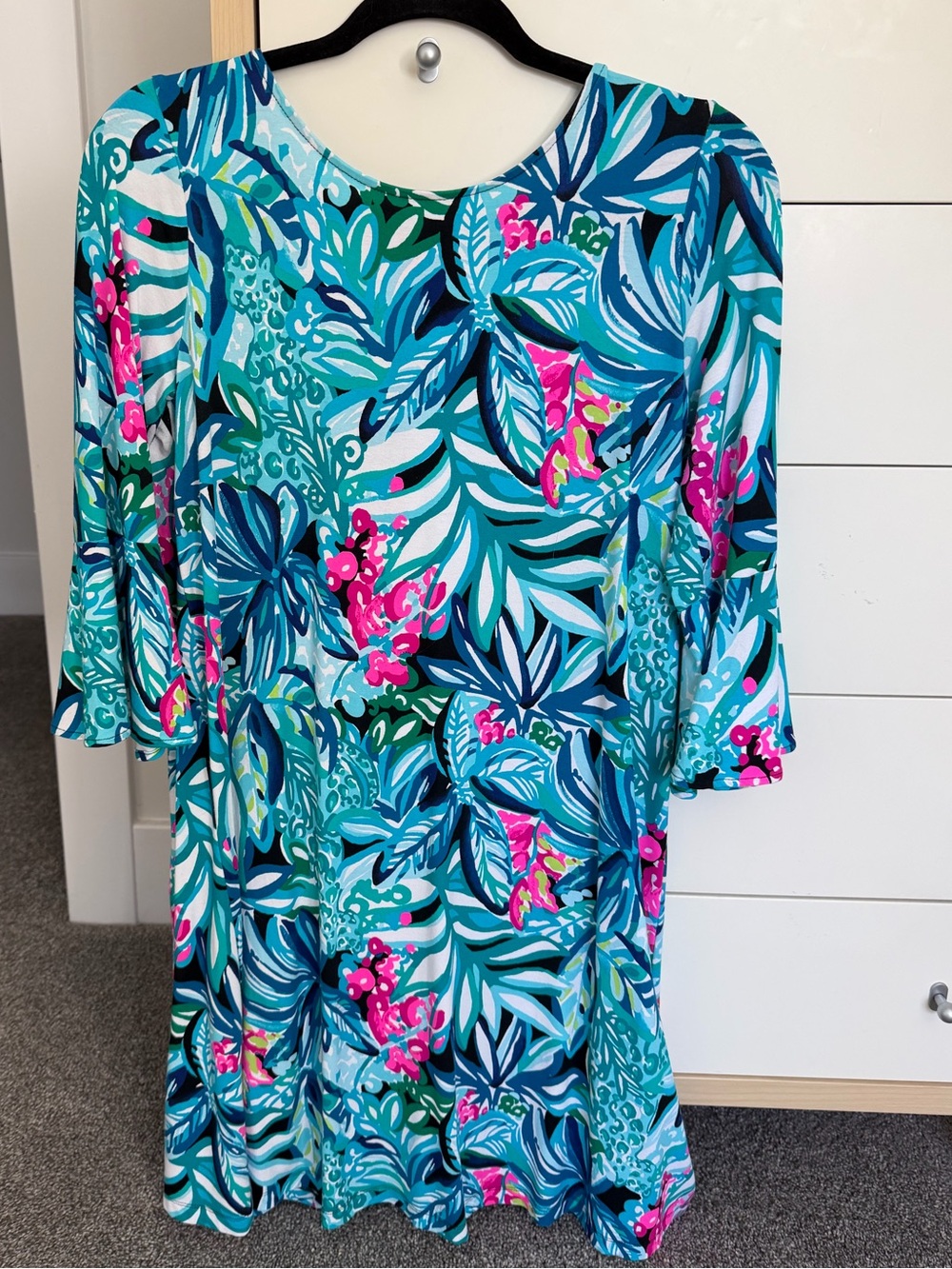 Lilly Pulitzer bell sleeves dress